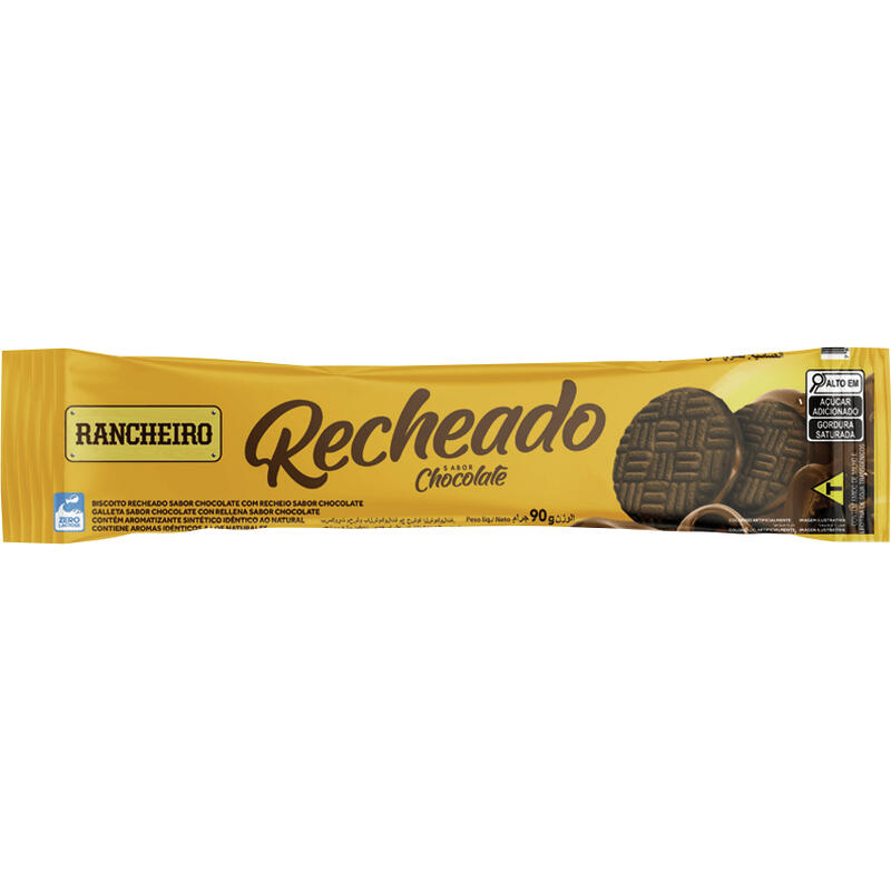 Rosquinha Recheada Rancheiro Chocolate 90g