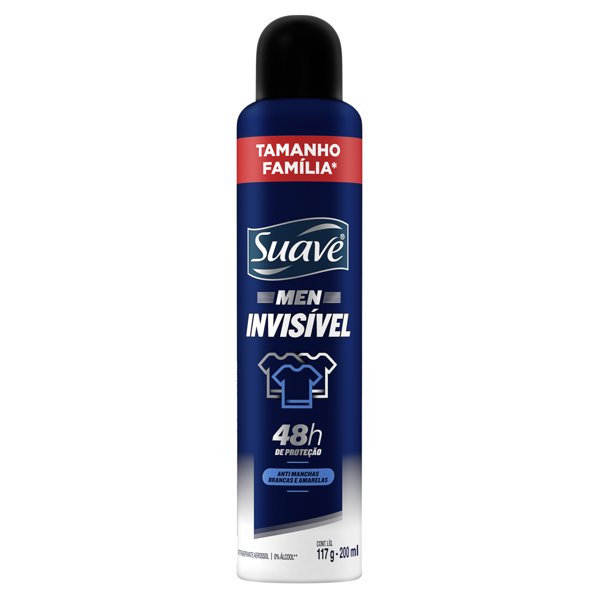 Antitranspirante Aerossol Invisível Suave Men 200ml Spray Leve Mais Pague Menos