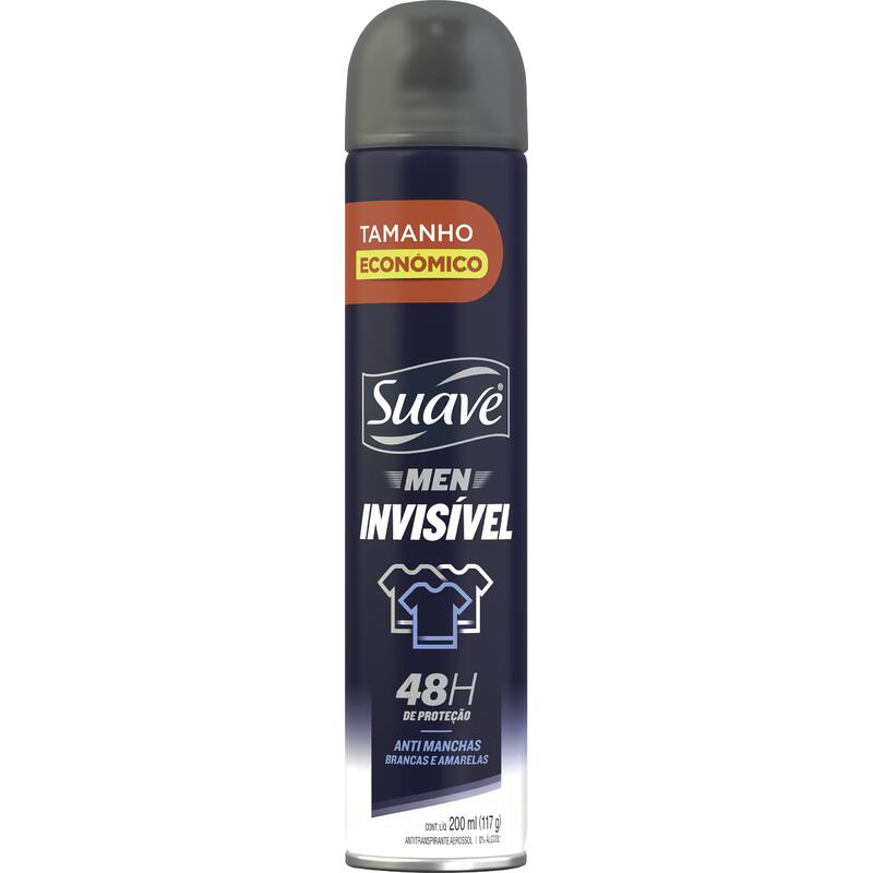 Antitranspirante Aerossol Invisível Suave Men 200ml Spray Leve Mais Pague Menos