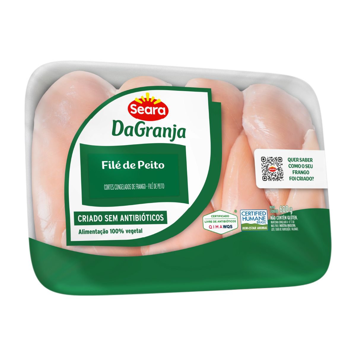 Filé de Peito de Frango DaGranja Congelado 600g