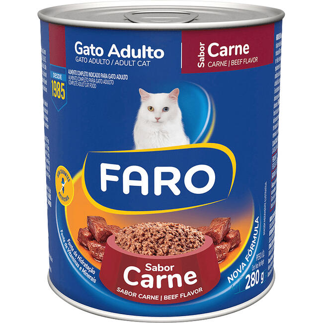 Alimento para Gatos Faro Carne 280g