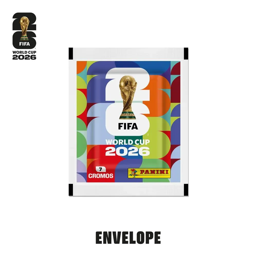 Envelope de Figurinhas PANINI Copa do Mundo 2026 Papel Cartão Unidade