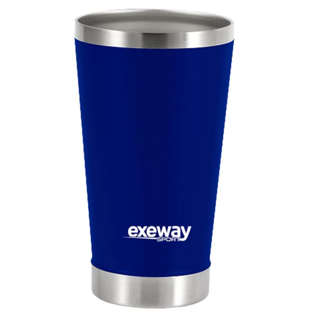 Copo Térmico Exeway 500ml, Azul