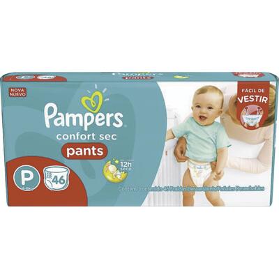 Fralda Descartável Pampers Pants - P 46 un