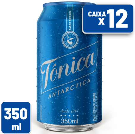 Refrigerante Tônica Antarctica Lata 350ml Caixa c/ 12 un