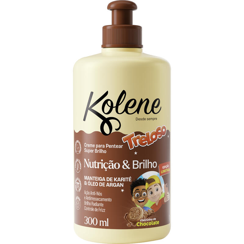 Creme para Pentear Infantil Kolene Chocolate 300ml
