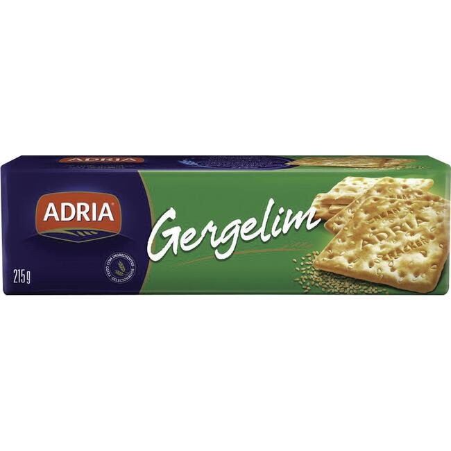 Biscoito Adria Cracker gergelim 215g