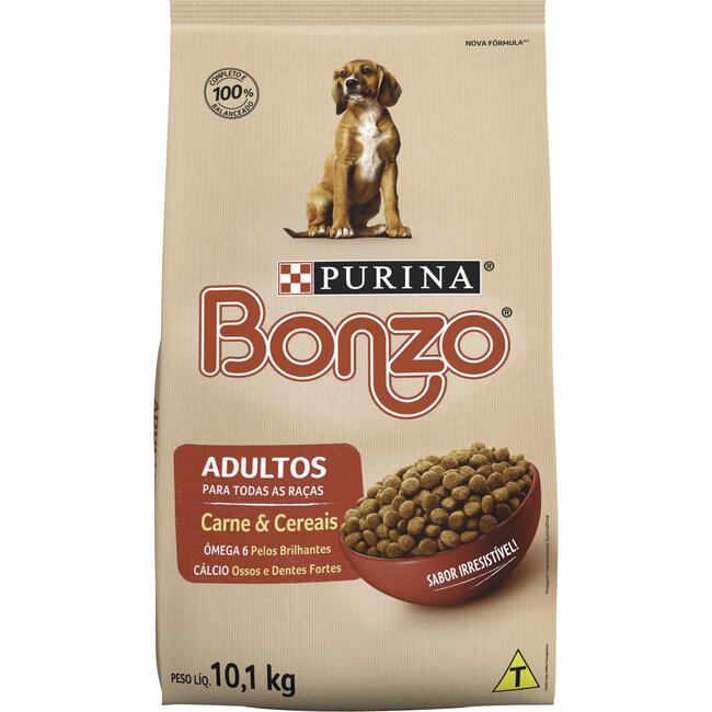 Alimento para Cães Bonzo Carne & Cereais 10,1kg