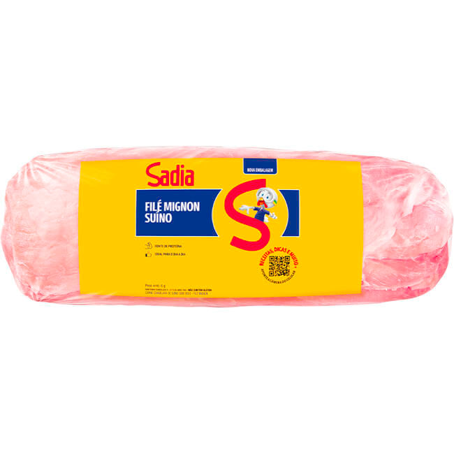 Filé Mignon Suíno Sadia Cong Preço por quilo na peça
