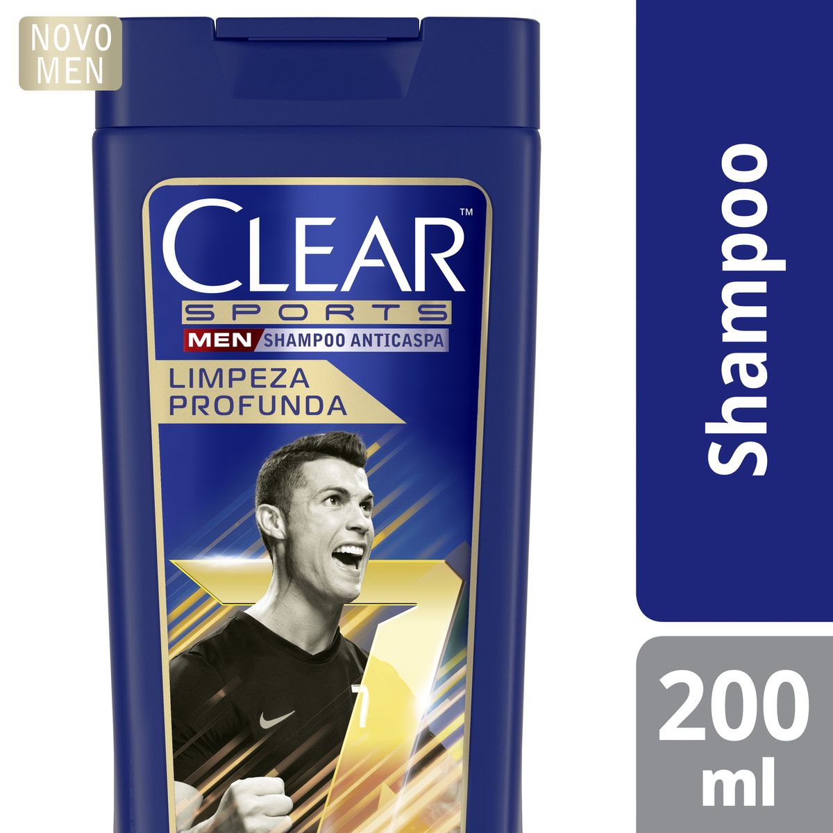 Shampoo Anticaspa Clear Men Sports Limpeza Profunda 200ml