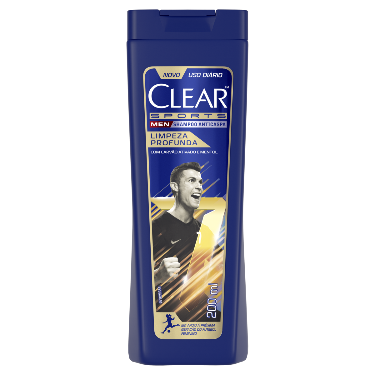 Shampoo Anticaspa Clear Men Sports Limpeza Profunda 200ml