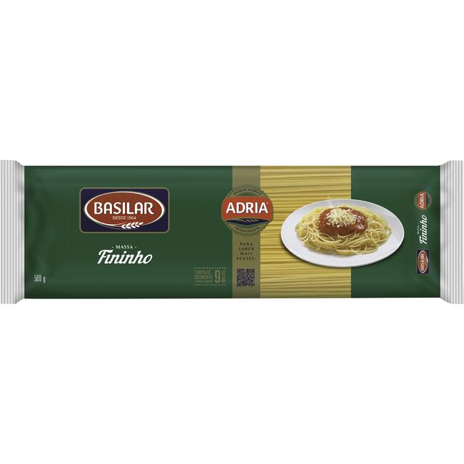 Macarrão Semolado Basilar Fininho 500g