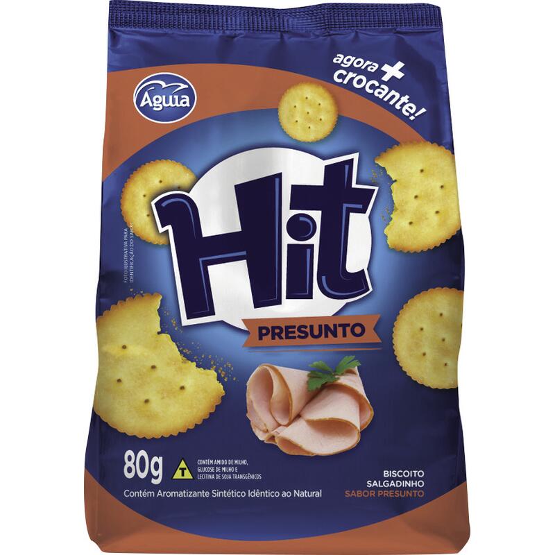Biscoito Águia Hit Presunto 80g