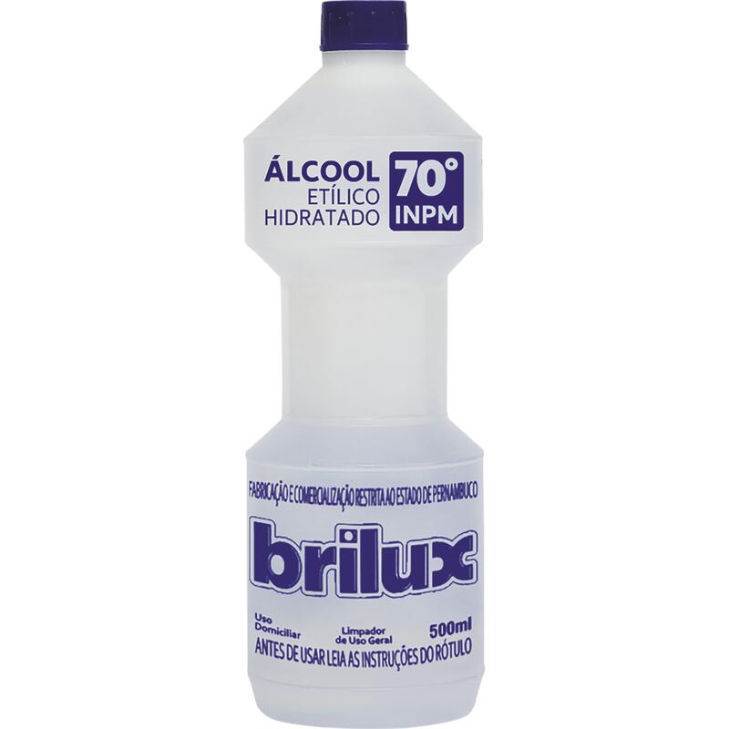 Álcool Brilux 70°INPM 500ml