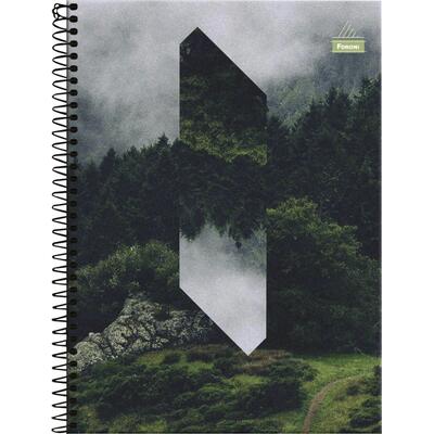 Caderno Espiral 4 Elementos Foroni C Dura 96 folhas Un