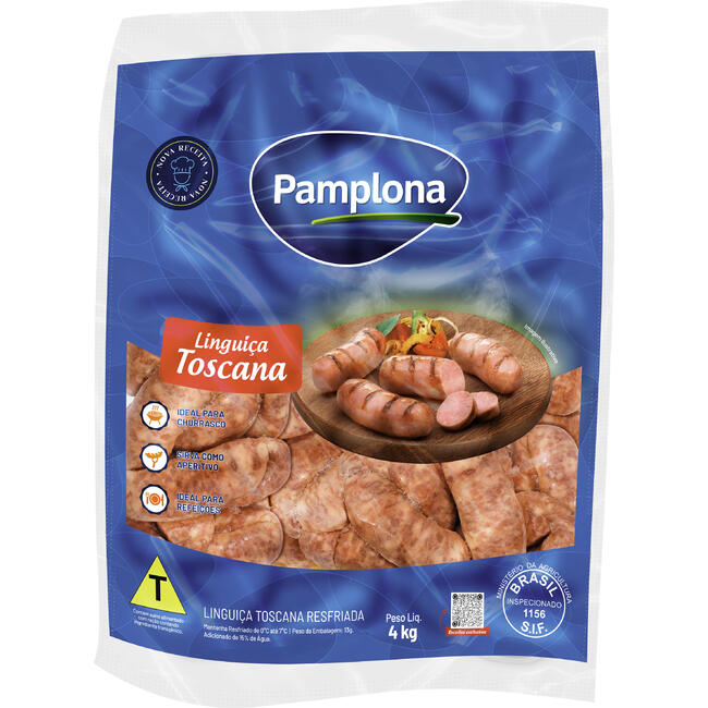 Linguiça Toscana Pamplona Resfriada 4kg