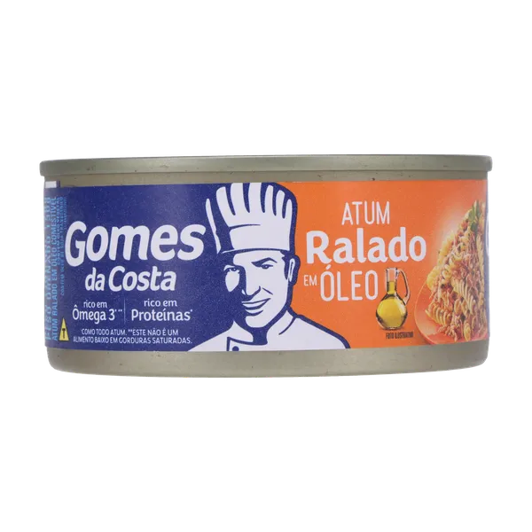 Atum Ralado Gomes da Costa 170g - Óleo - Lata