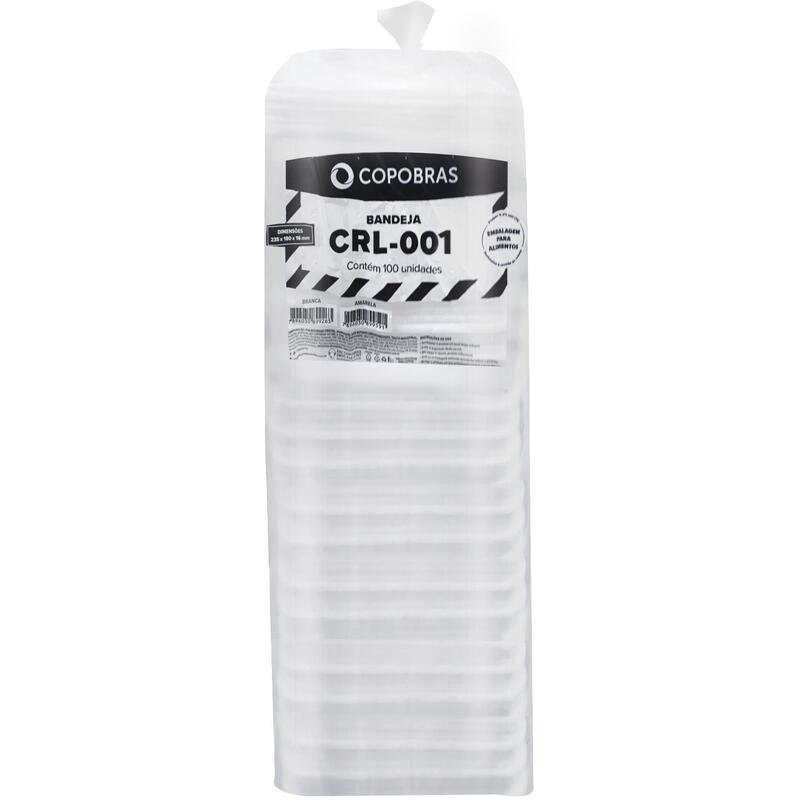 Bandeja Descartável Copobras CRL - 001 Pacote 100 un