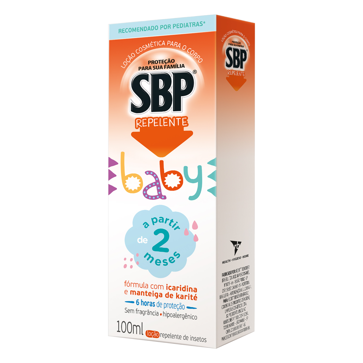 Repelente para Bebê SBP Baby Loção Corporal com Icaridina 100ml