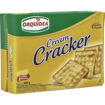 Biscoito Orquídea Cream Cracker 400g