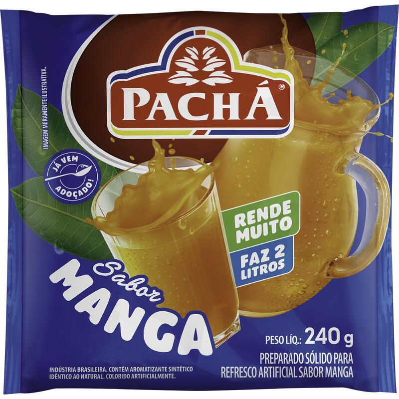 Refresco em Pó Pachá Manga 240g