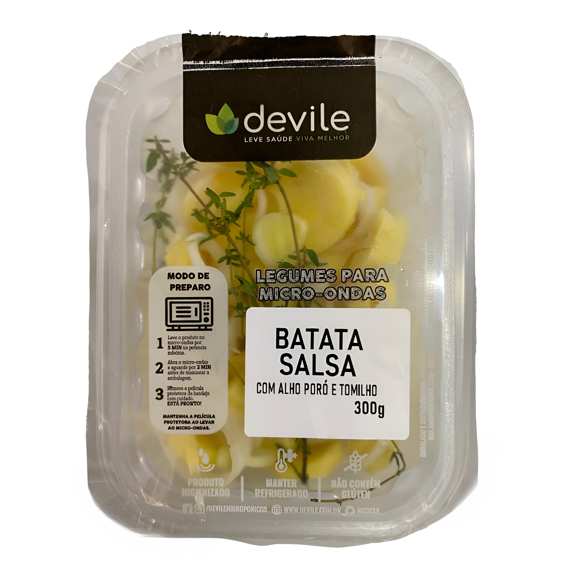 Batata Salsa DEVILE com Alho Poró e Tomilho 300g