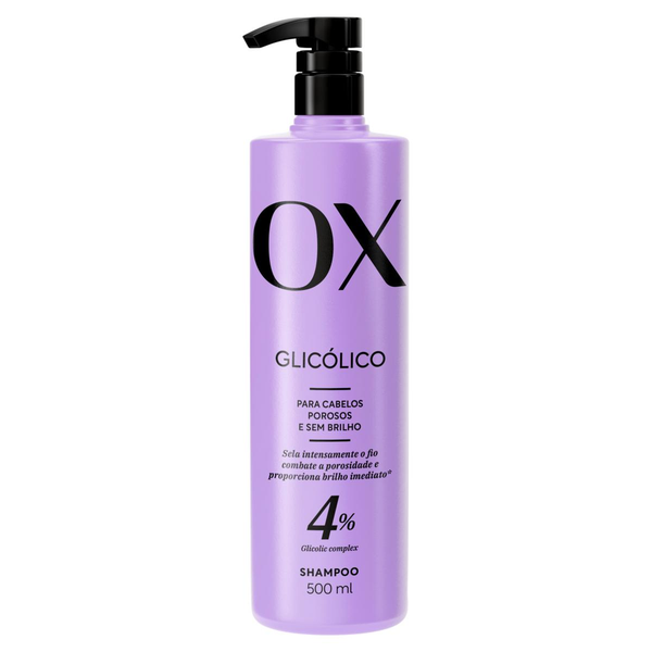 Shampoo OX Glicólico Frasco 500ml Pump