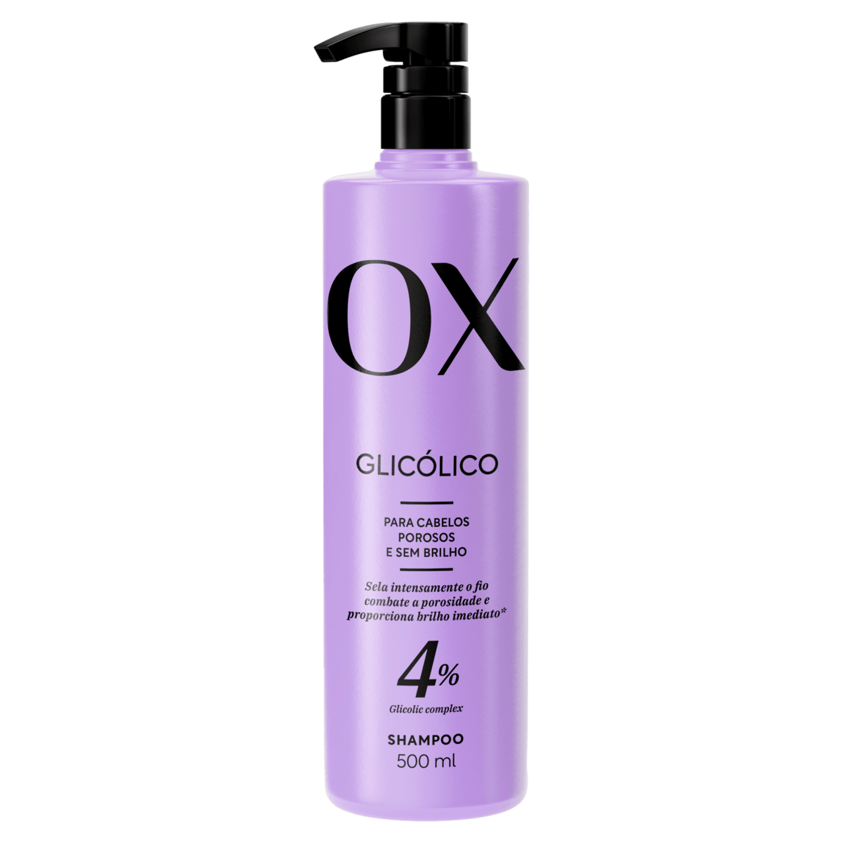 Shampoo OX Glicólico Frasco 500ml Pump