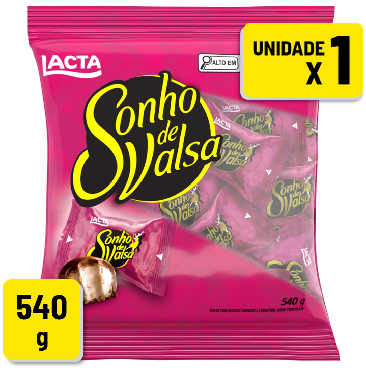 Chocolate Lacta Sonho De Valsa Pacote 540g
