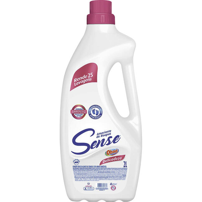 Amaciante Roupas Sense Qboa Delicadeza Branco 2L