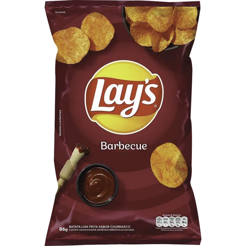 Salgadinho Batata Lay's Barbecue 86g