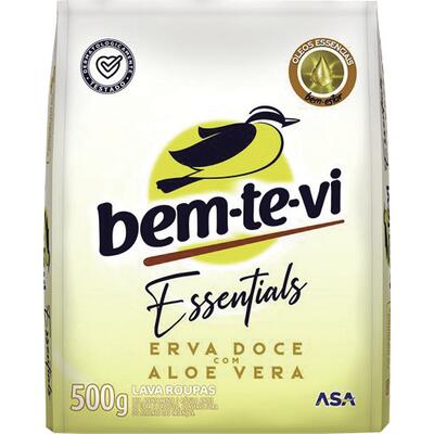 Lava Roupas em Pó Bem Te Vi Erva Doce 500g