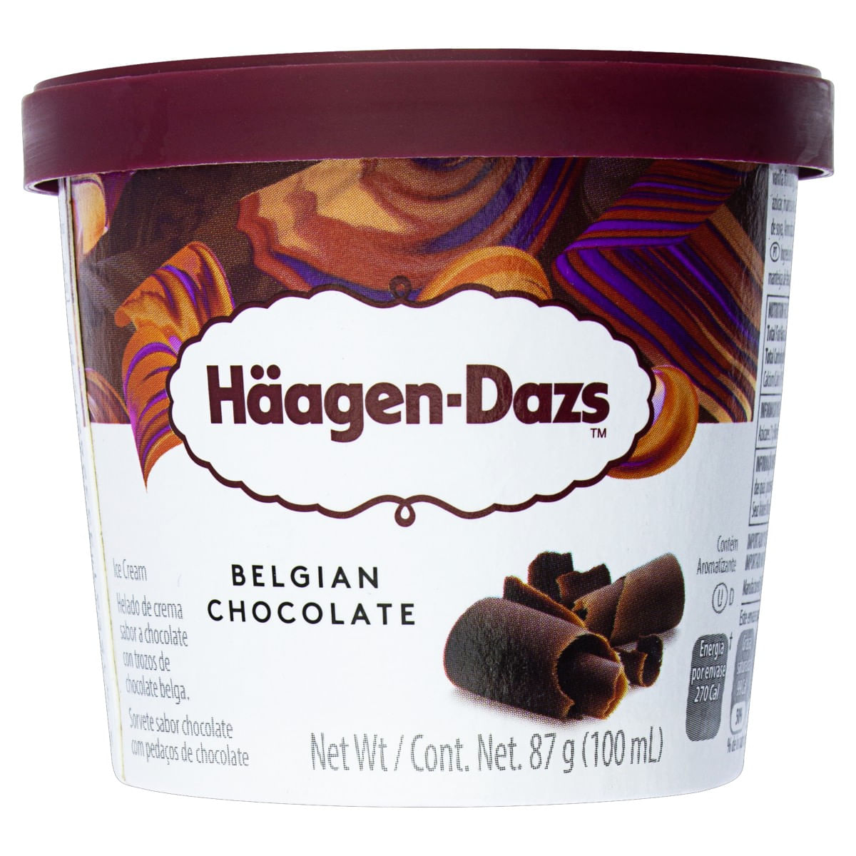 Sorvete Belgian Chocolate Häagen-Dazs Pote 100ml