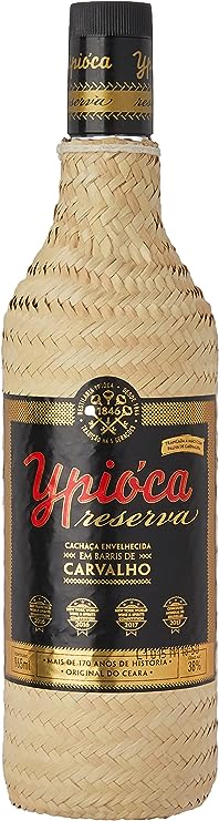Cachaça Ypióca Ouro Empalhada Garrafa Vidro 965Ml