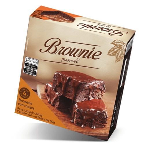 Brownie RAFIINEE com Nozes Congelado 240g