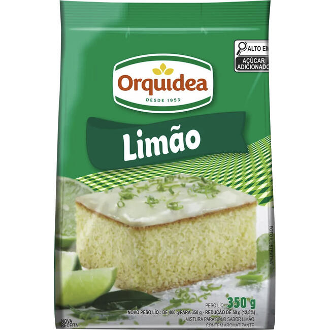 Mistura para Bolo Orquídea Limão 350g