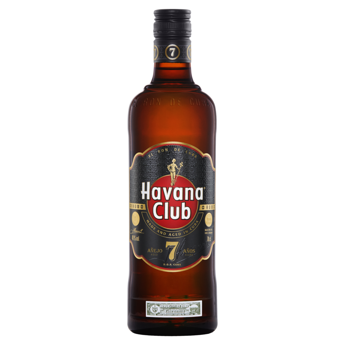 Rum Cubano Envelhecido 7 anos Havana Club Garrafa 700ml
