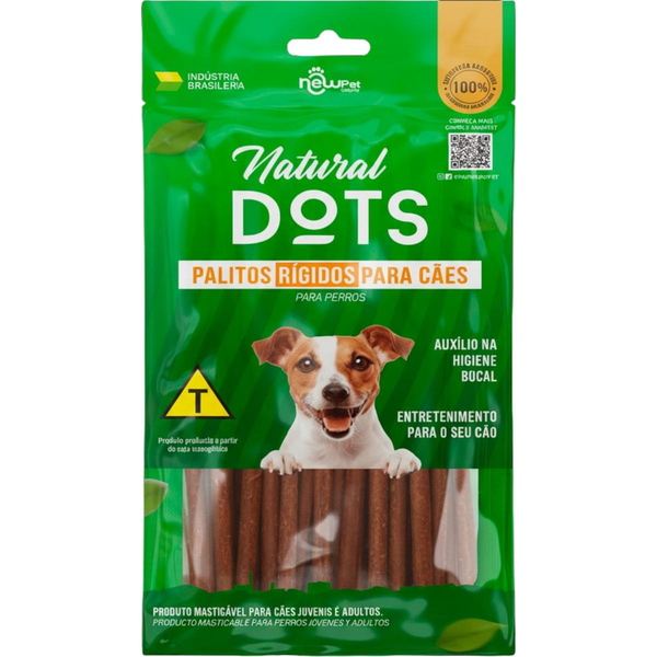 Petisco Natural Dots 70g - Palitos Rígidos - Bacon