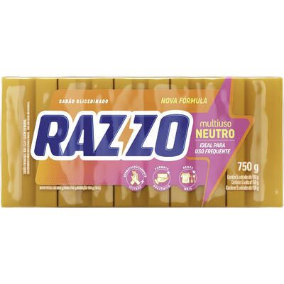 Sabão em Pedaço Razzo Neutro 750g