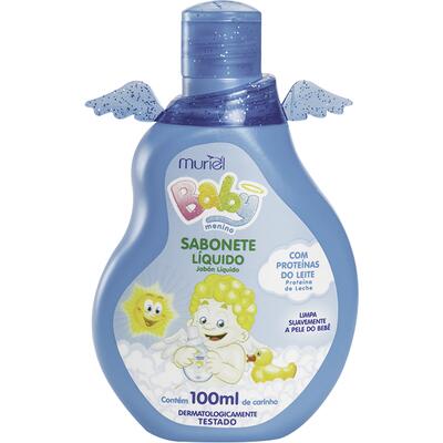 Sabonete Líquido Infantil Muriel Baby Azul 100ml