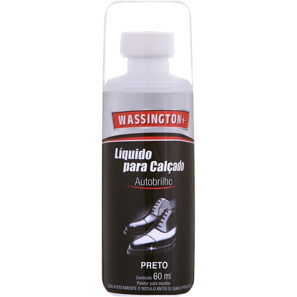 Líquido para Calçados Wassington 60ml - Preto