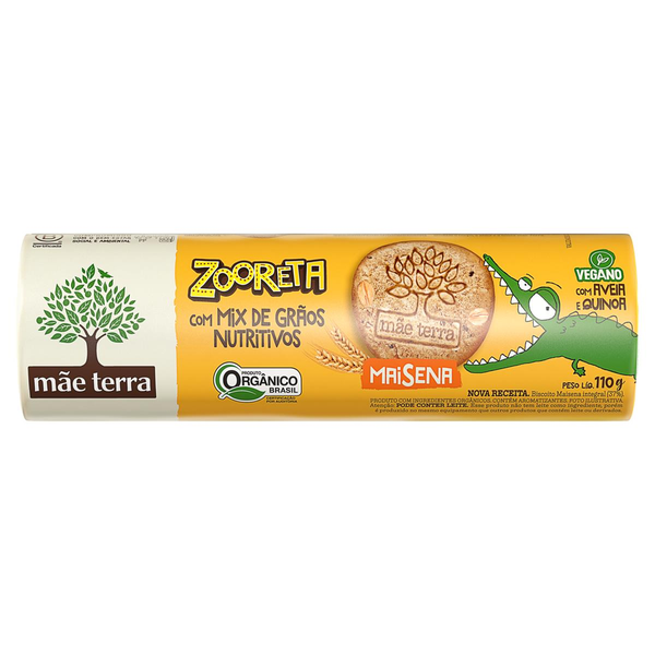 Biscoito Mãe Terra 110g - Zooreta - Orgânico - Maizena