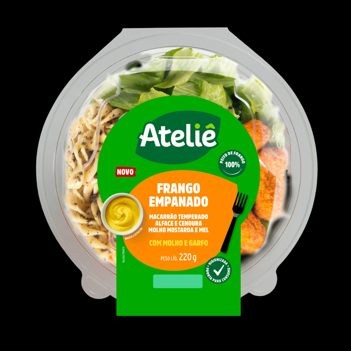 SALADA FRANGO EMPANA
