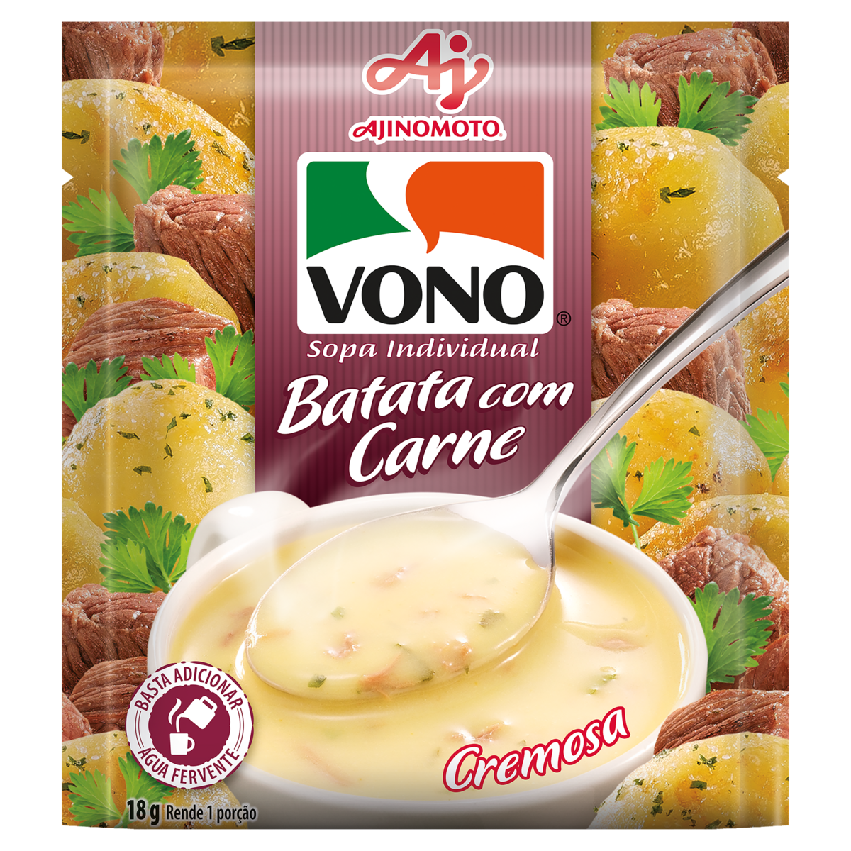 Sopa VONO batata e carne 18g