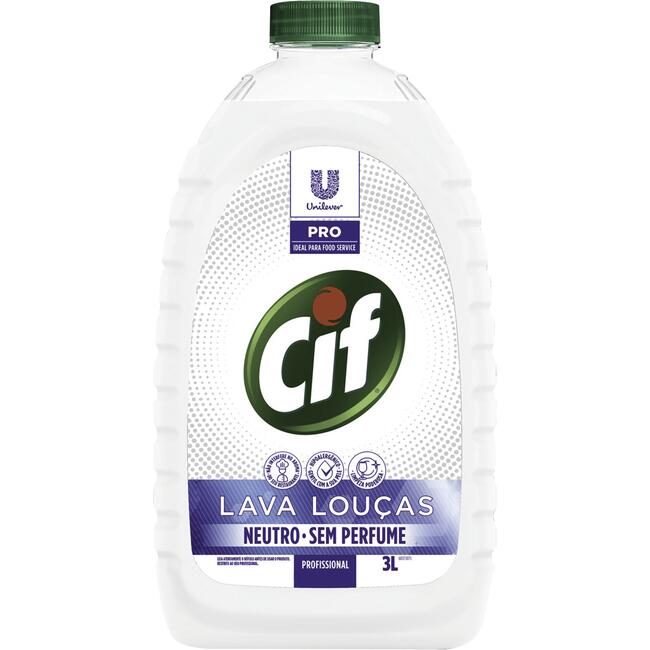 Lava Louças Líquido Cif Neutro 3L