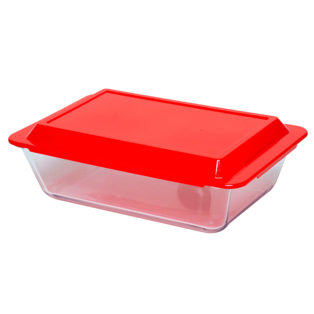 Assadeira Pratic Casa Funda Com Tampa 3,5l 1 Un