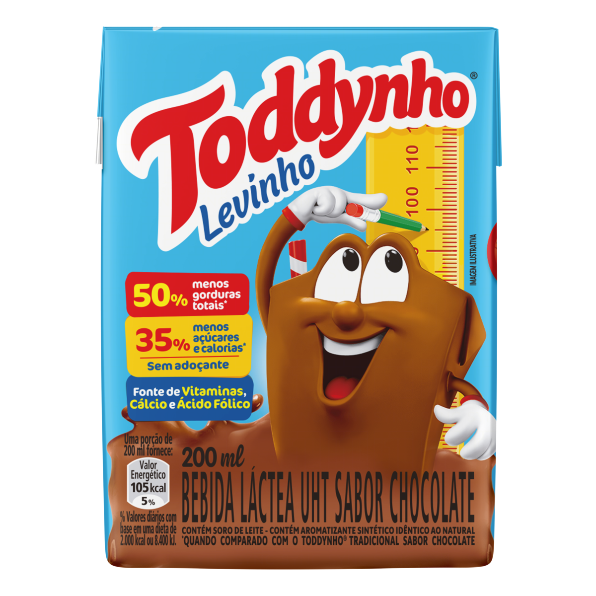 Bebida Láctea  Chocolate Toddynho Levinho 200ml