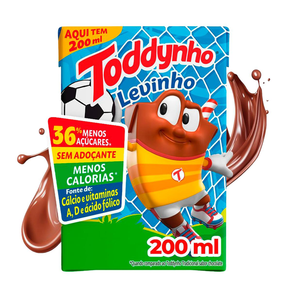 Bebida Láctea  Chocolate Toddynho Levinho 200ml