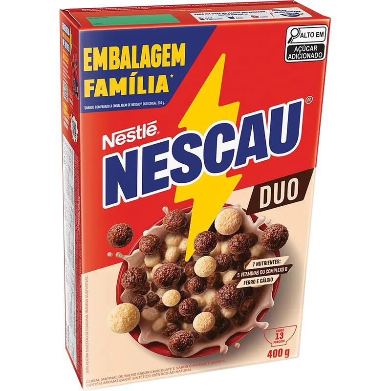 Cereal Matinal Nescau Nestlé Duo 400g