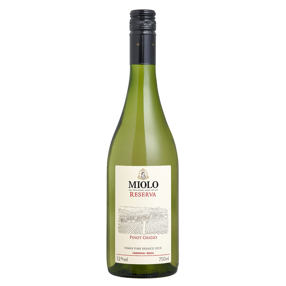 Vinho Branco Brasileiro MIOLO Reserva Pinot Grigio 750ml
